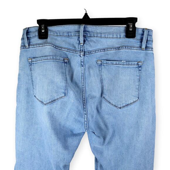 Frame Le Garcon Boyfriend Light Wash Bue Womens Jeans 29 - Picture 9 of 11